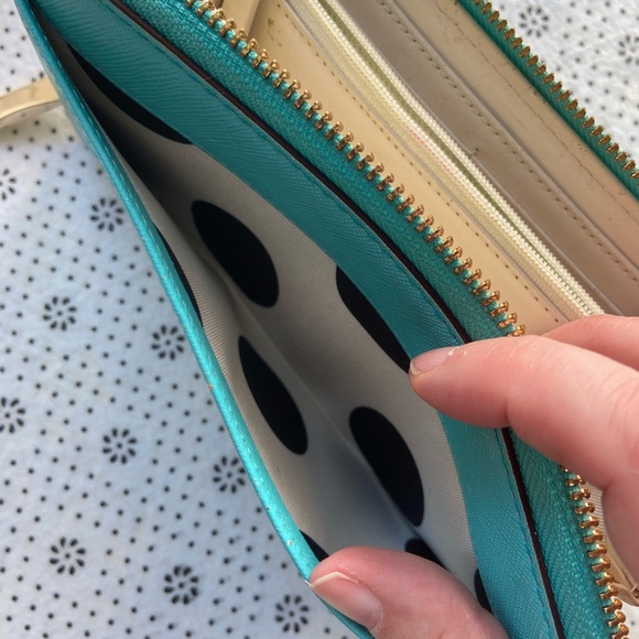 Kate Spade Cedar Street Lacey wallet leather wallet cross hatch - Picture 7 of 9